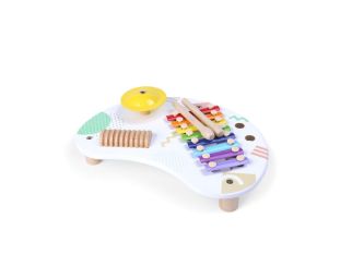 Bubble Wooden Music Table - White