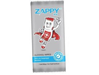 Zappy Alcohol Wipes - C&C Only