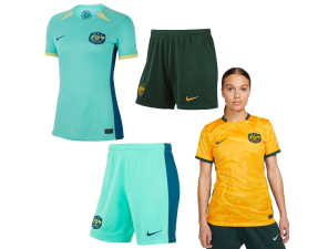 Assorted Women's Matilda/Soccer Shorts & Tops/Shirts (Sizes XS to XL)