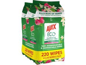 AJAX Wipes Vanilla Berries, 220pk