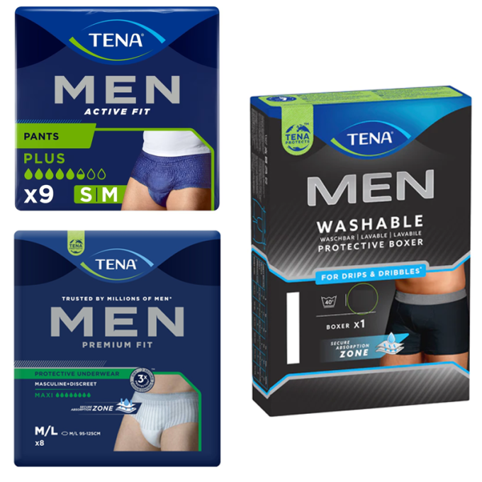 Assorted Men's Incontinence Pants/Underwear (Mixed Incontinence level)